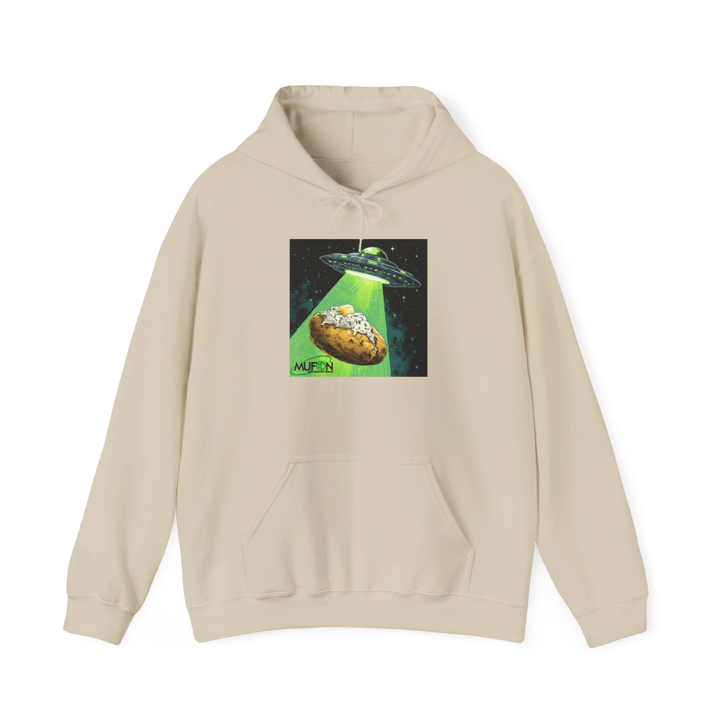 MUFON Idaho Baked Potato UFO Hooded Sweatshirt, Unisex