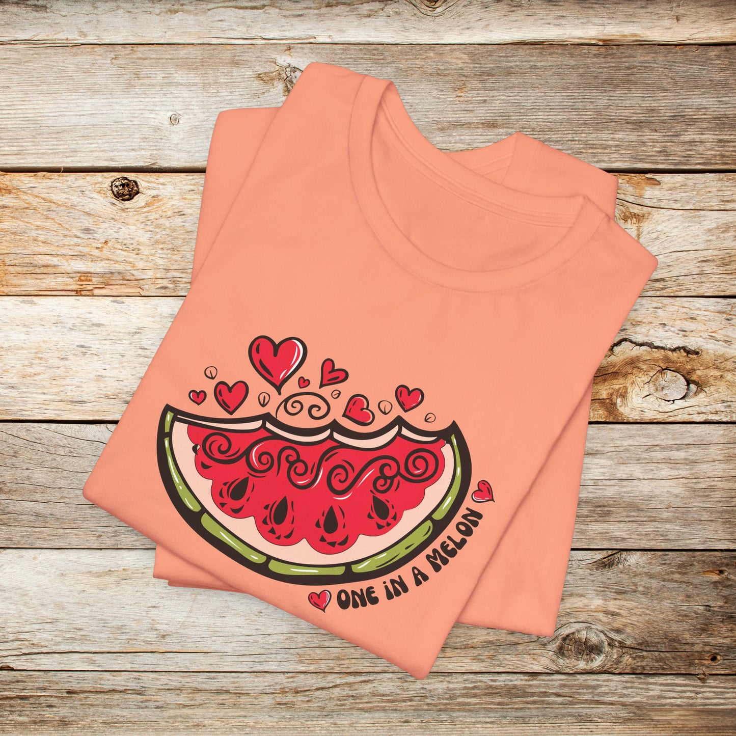 One in a Melon Watermelon Slice Unisex TShirt