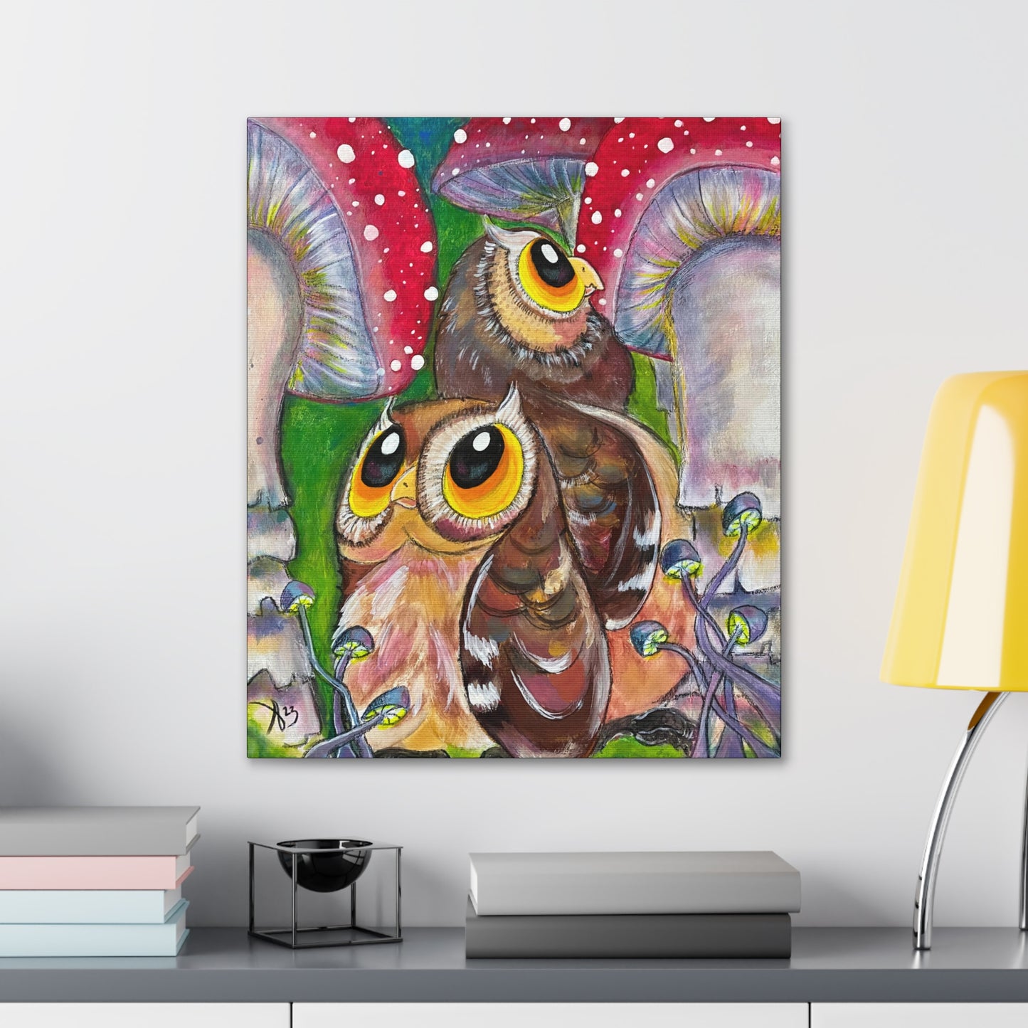 Fine Art Canvas - Lost in Shroomtasia from Mama Mosaic Artworks