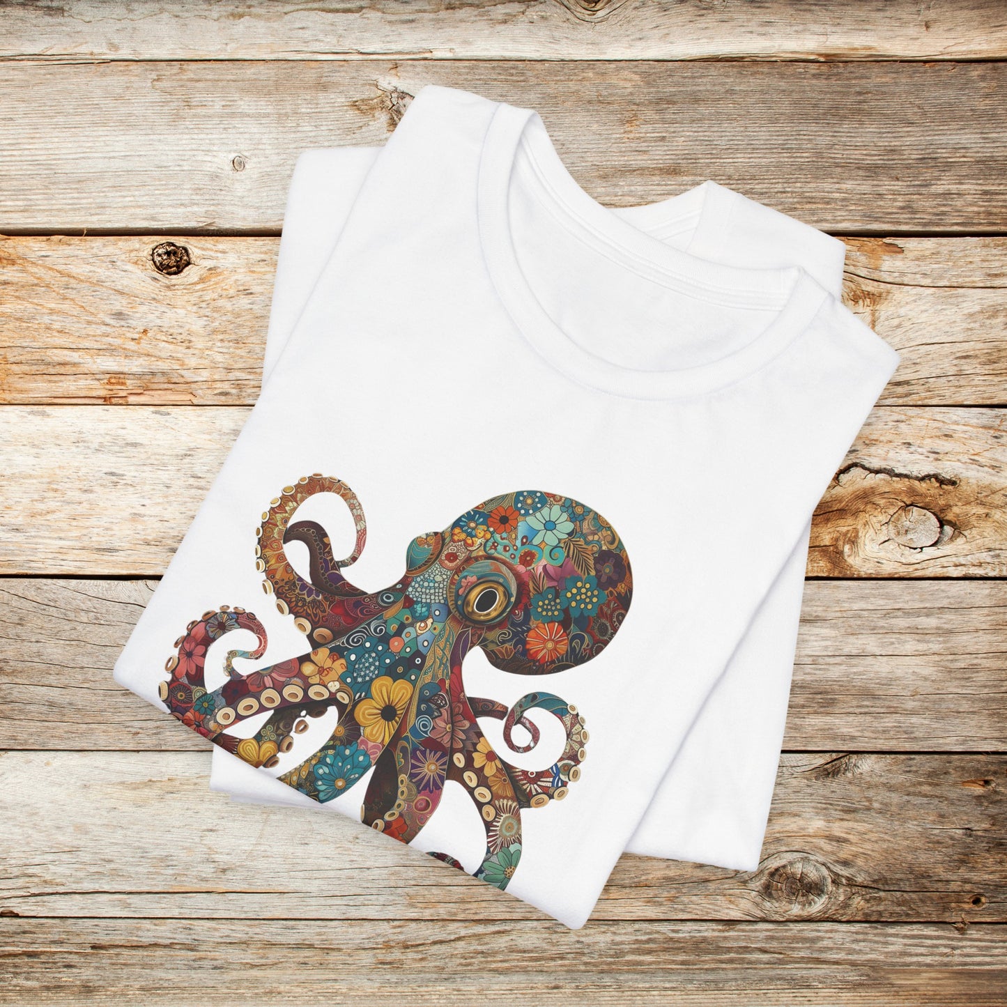 Patterned Octopus Unisex TShirt