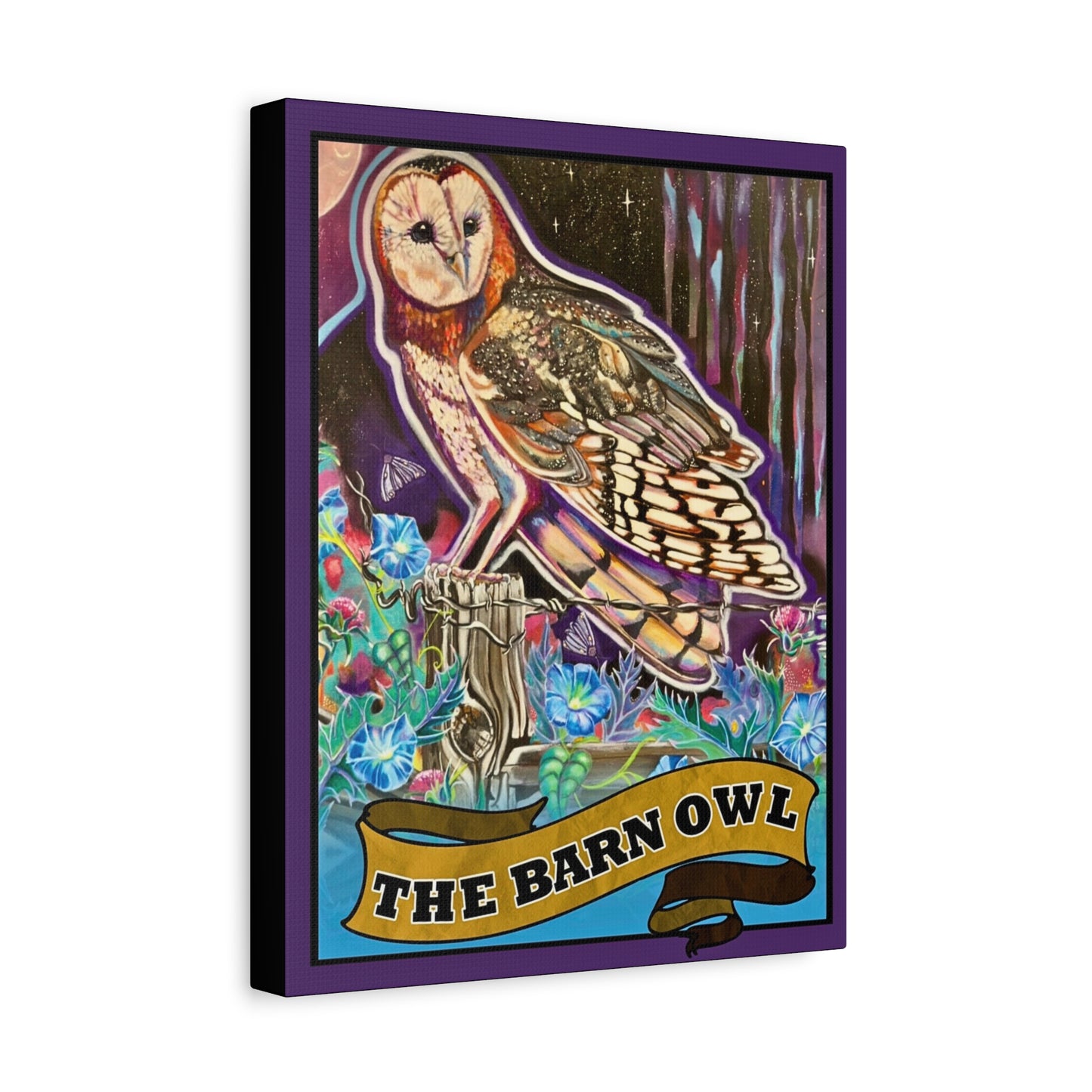 Tarot The Barn Owl Canvas Wall Art