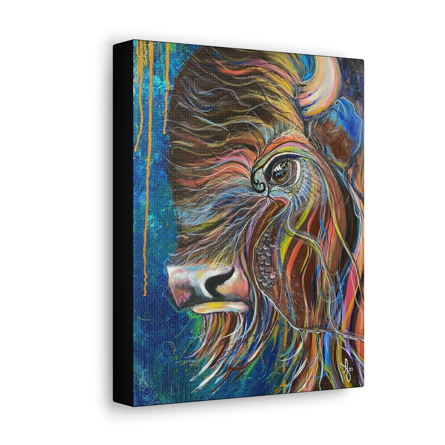 Fine Art Canvas - Be Strong, Adapt and Survive from Mama Mosaic Artworks