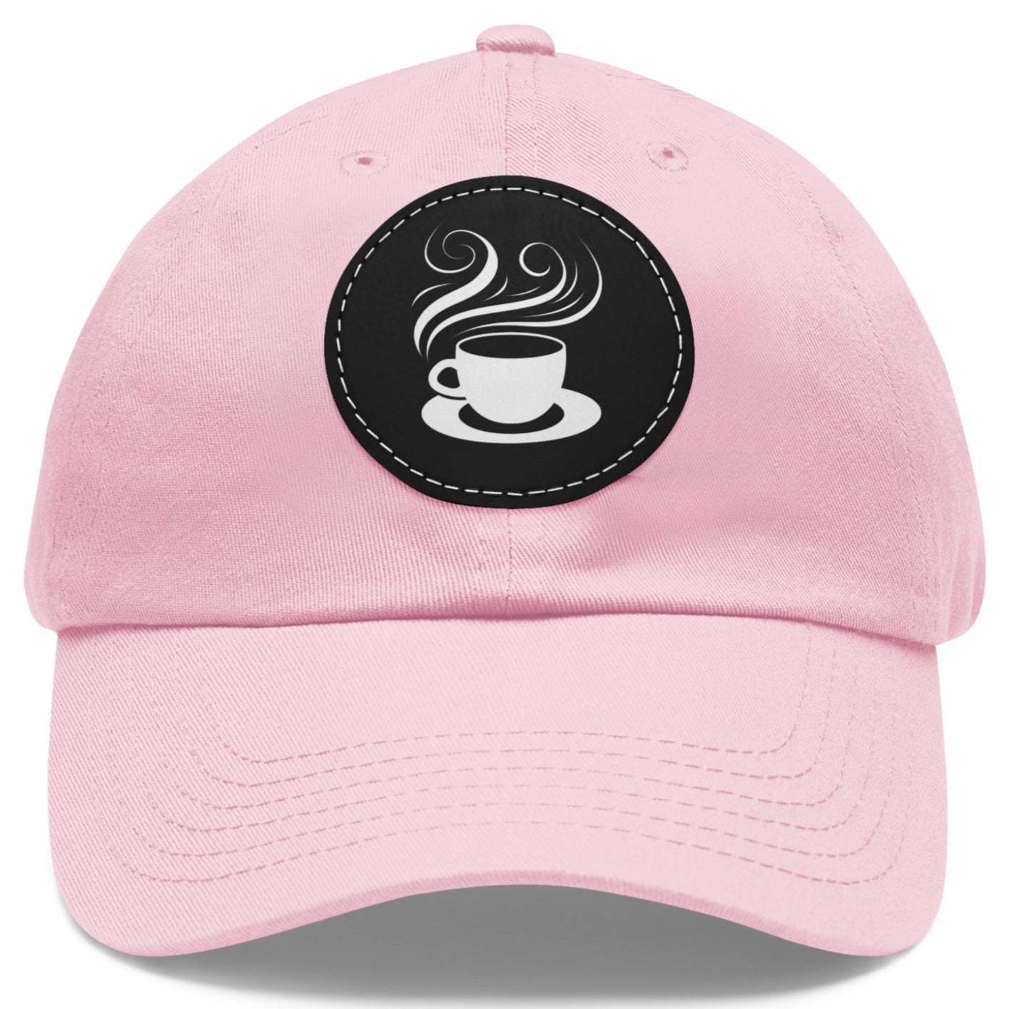 Coffee Cup Lino Style Adjustable Dad Hat