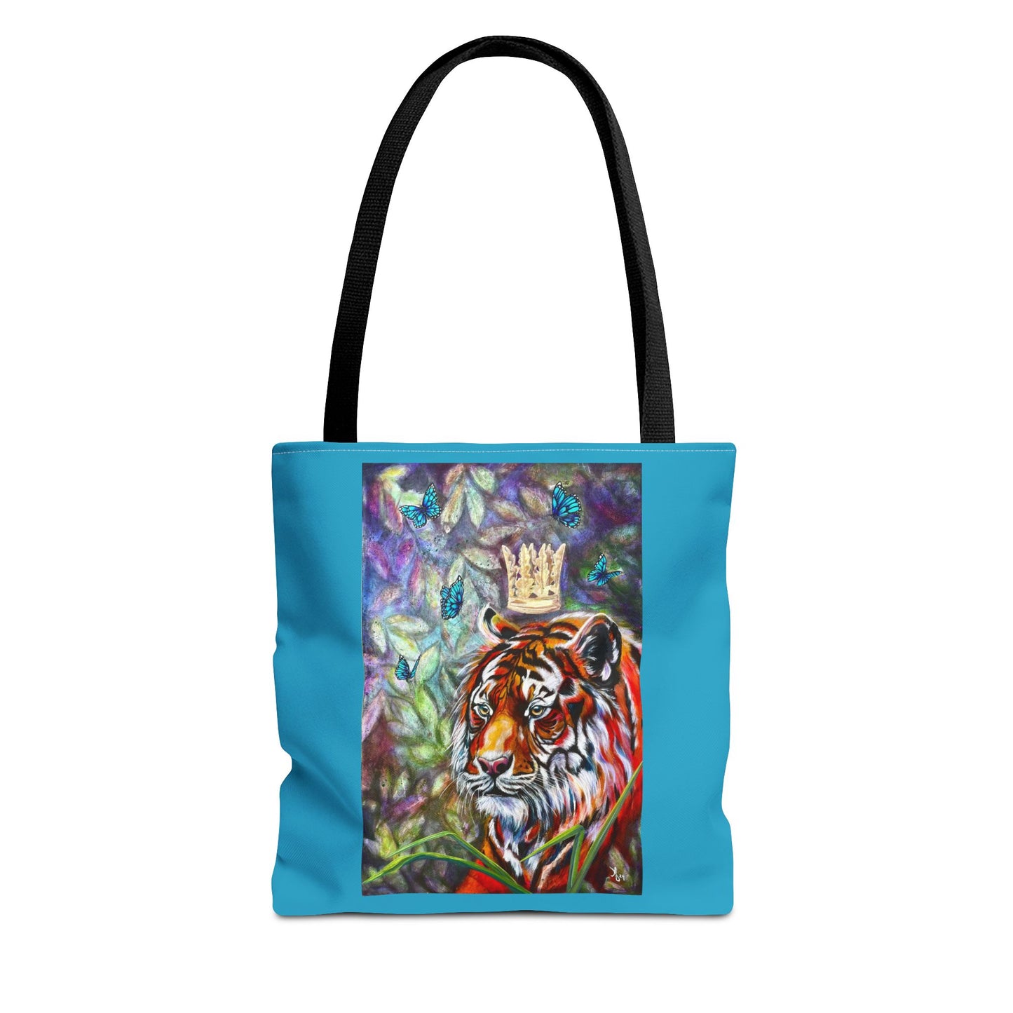 Mastery of Thought Tiger Tote Bag from Mama Mosaic Artworks