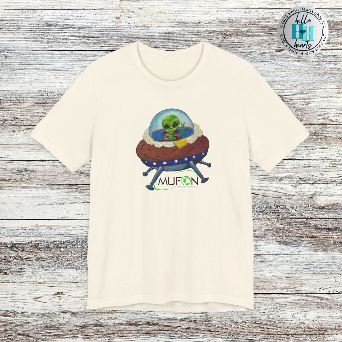 MUFON Idaho Spudly Shirt, Unisex Crew Tee