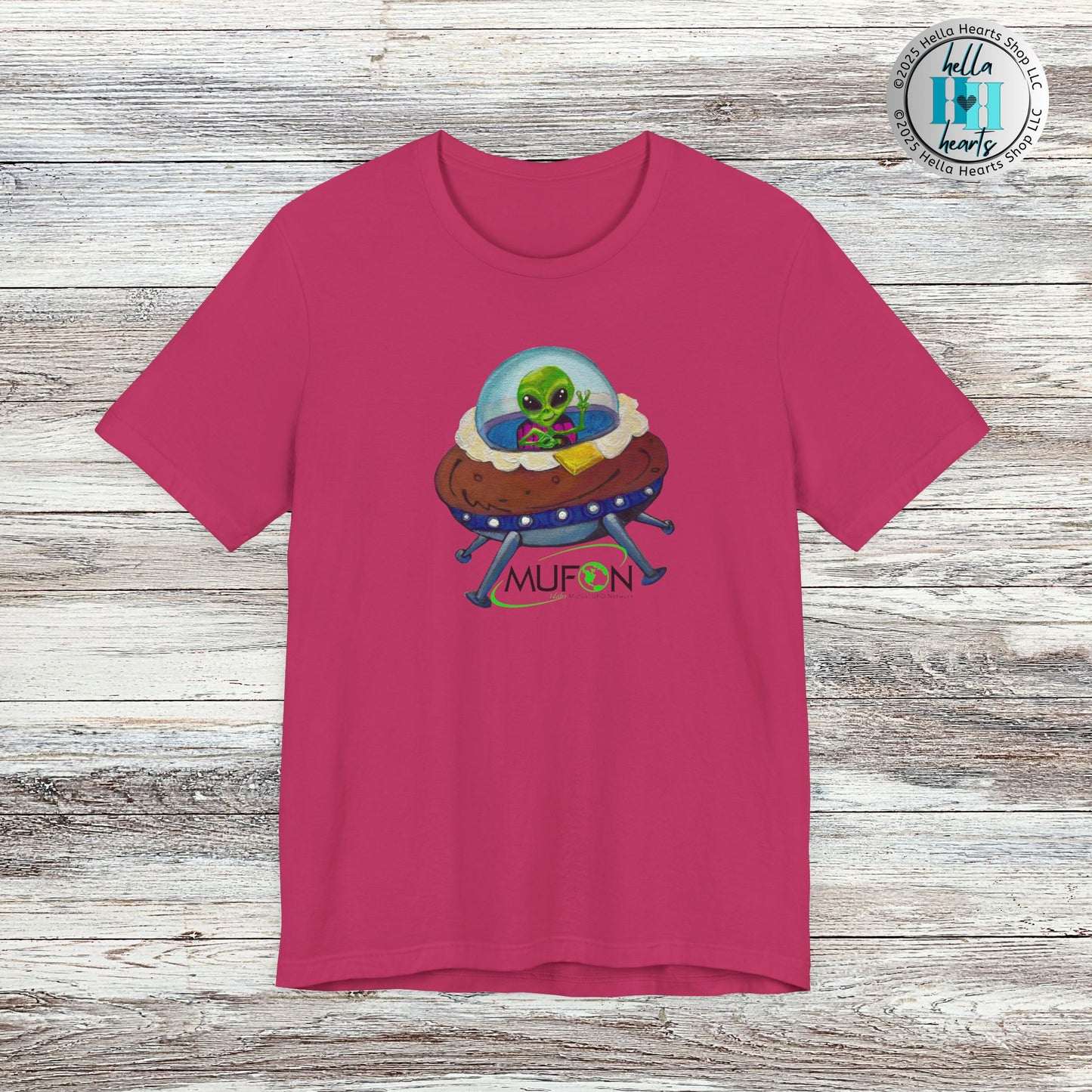 MUFON Idaho Spudly Shirt, Unisex Crew Tee