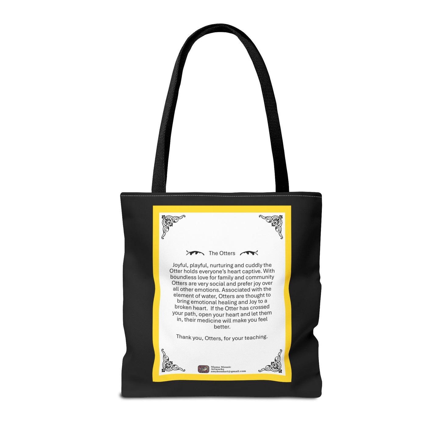 Tarot The Otters Tote Bag