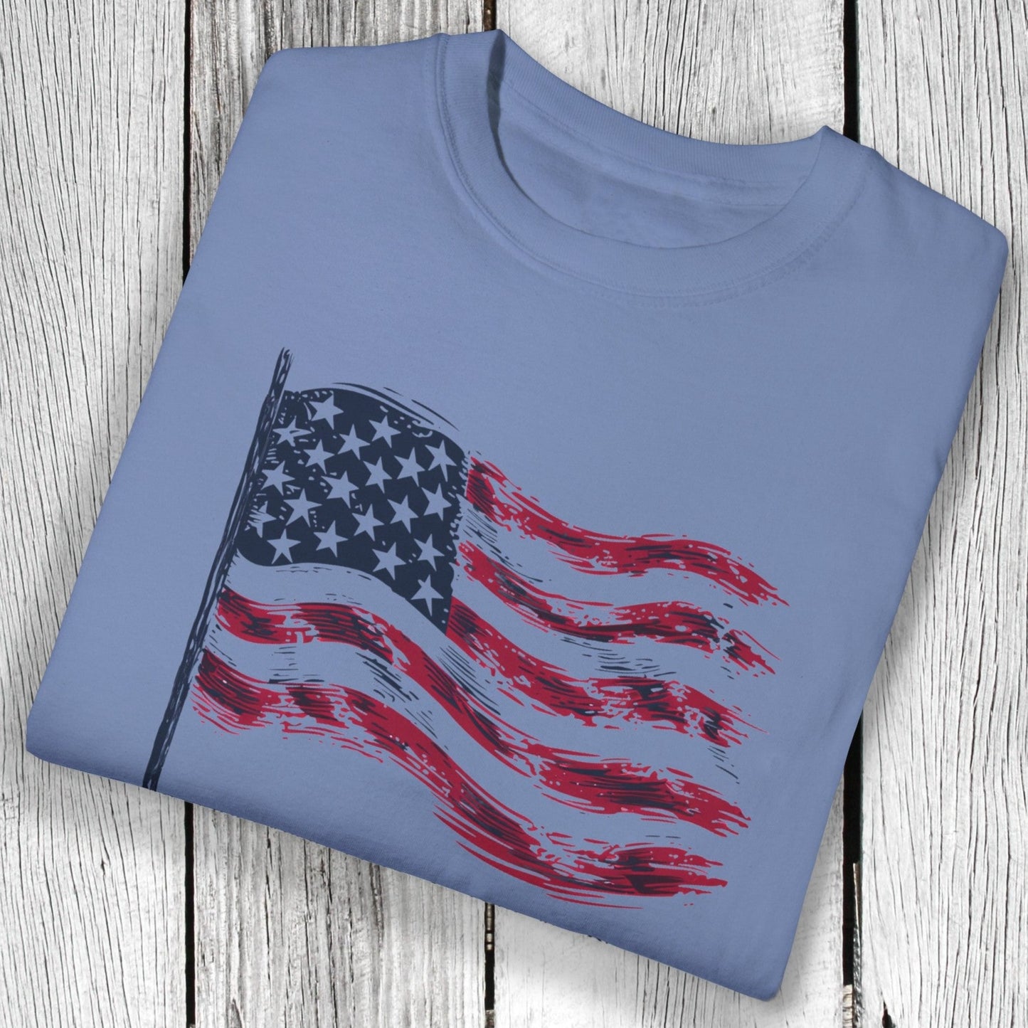 USA Flag Est 1776 Comfort Colors Unisex TShirt