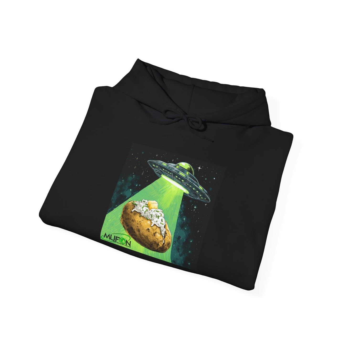 MUFON Idaho Baked Potato UFO Hooded Sweatshirt, Unisex