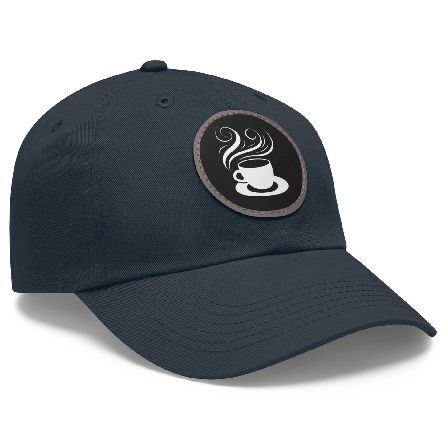 Coffee Cup Lino Style Adjustable Dad Hat