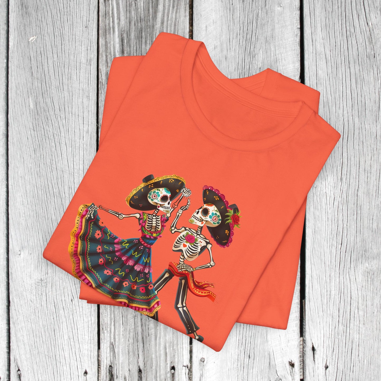 Feliz Día de los Muertos Unisex TShirt - Day of the Dead Shirt Unisex Crew