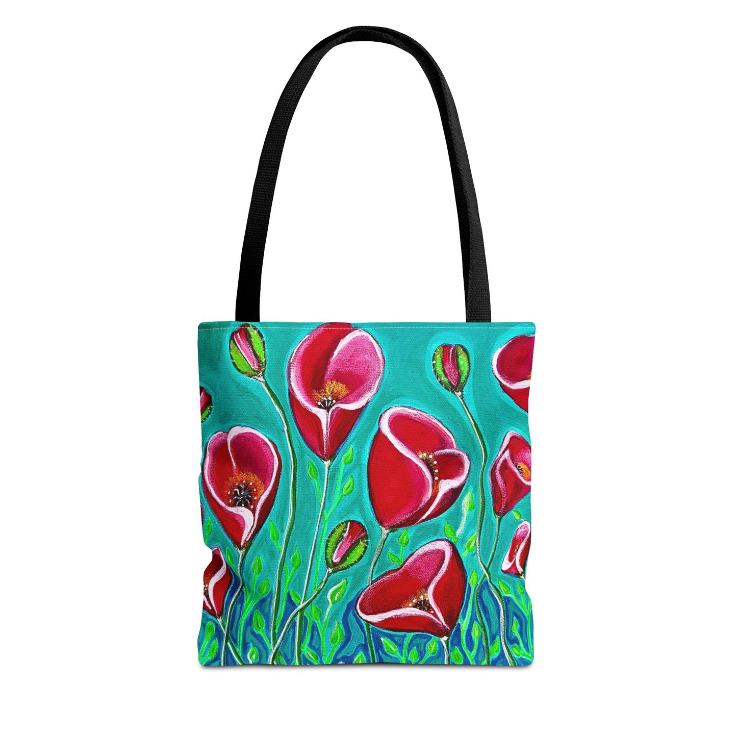 Poppies Tote Bag - Original Art, Poppies from Mama Mosaic Artworks - 3 Sizes