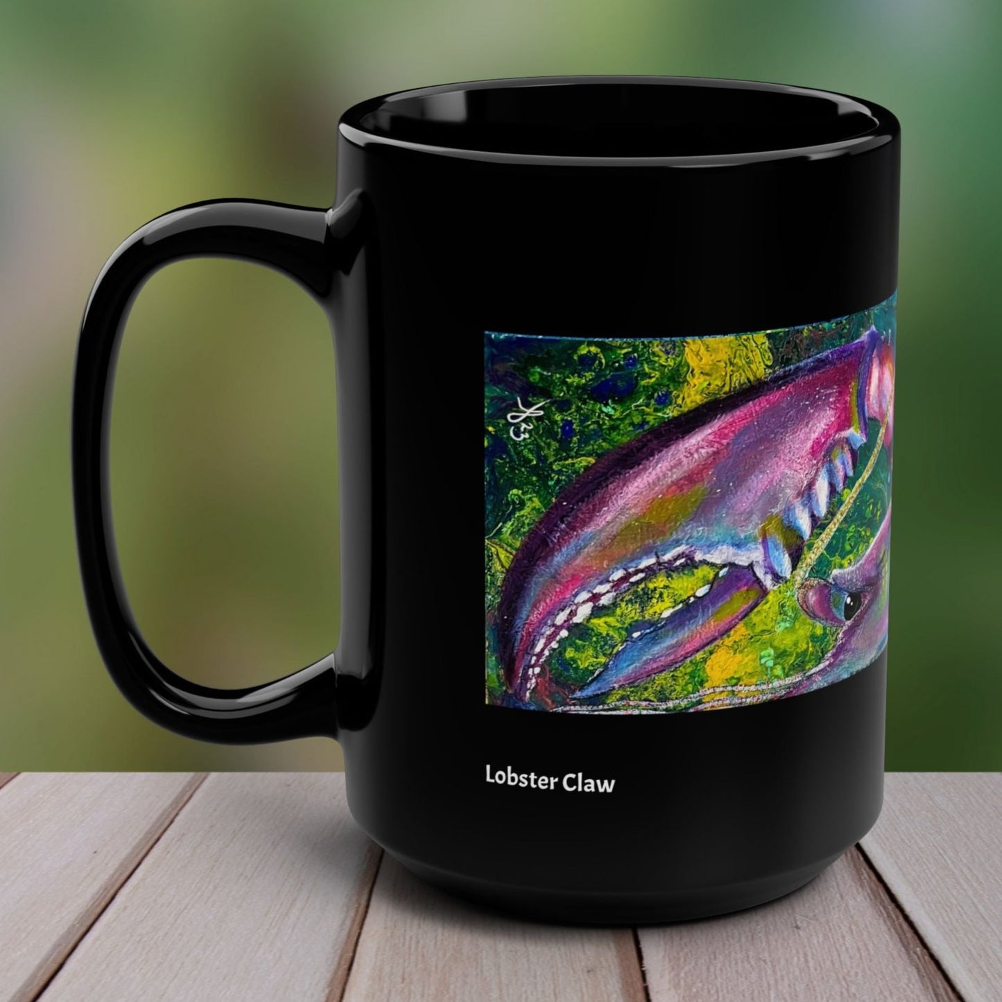 Lobster Mug - Original Art, Lobster Claw from Mama Mosaic Artworks