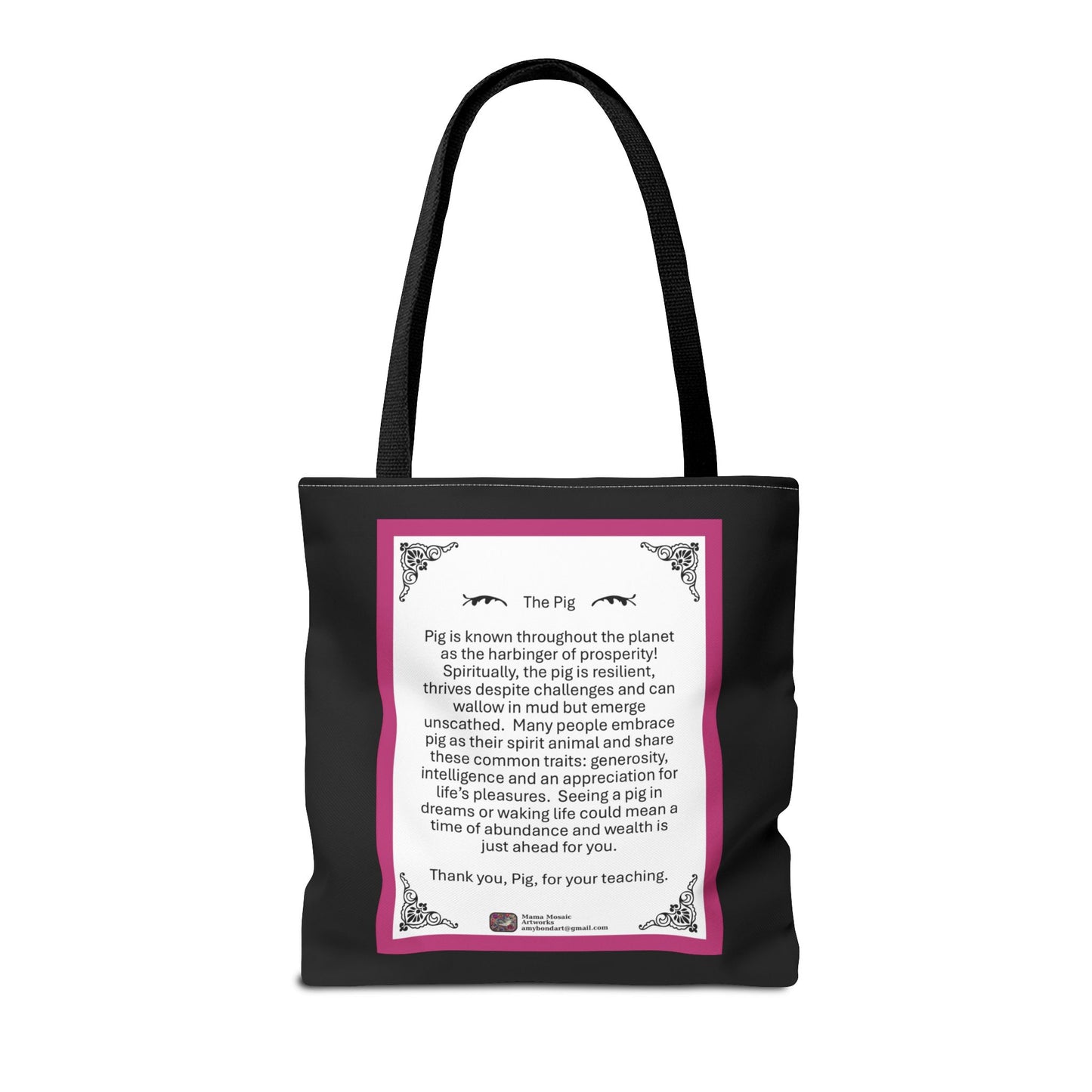Tarot The Pig Tote Bag