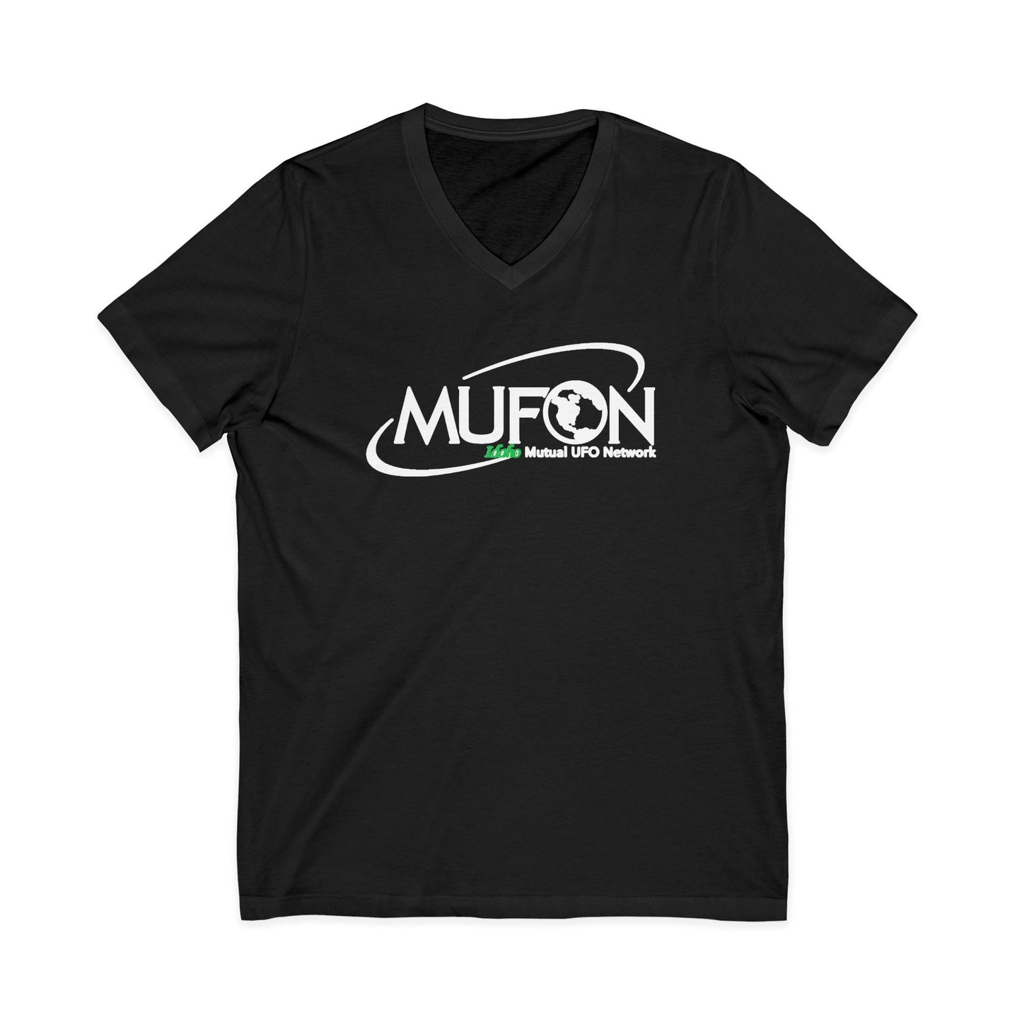 MUFON Idaho Logo Front Only, V-Neck Tee