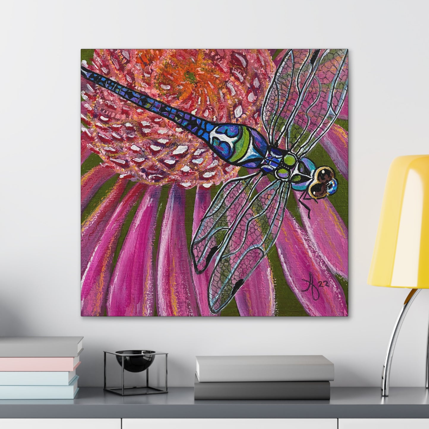 Fine Art Canvas - Garden Jewel from Mama Mosaic Artworks