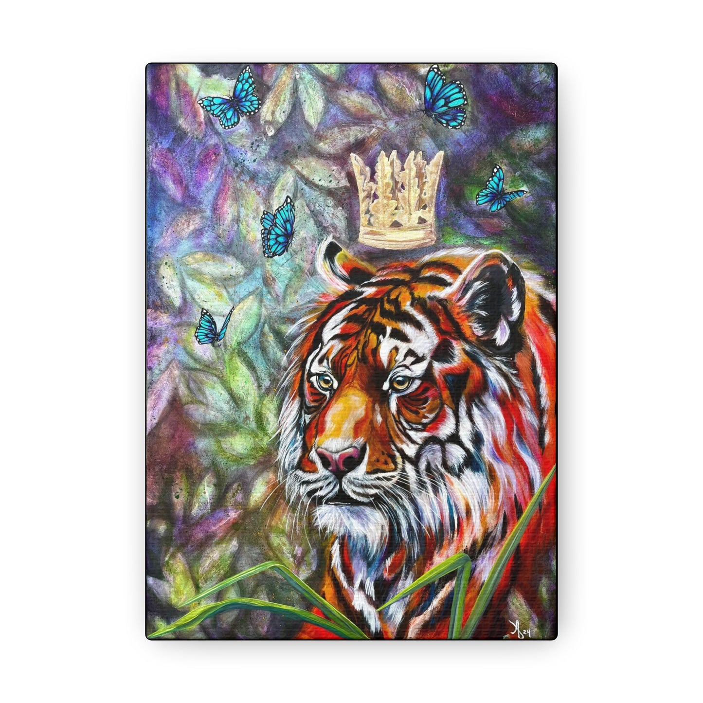 Canvas Wall Art - Tiger from Mama Mosaic Artworks