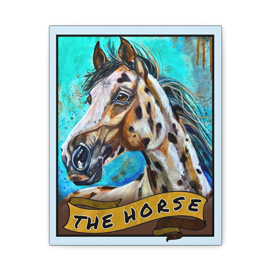Tarot The Horse Canvas Wall Art