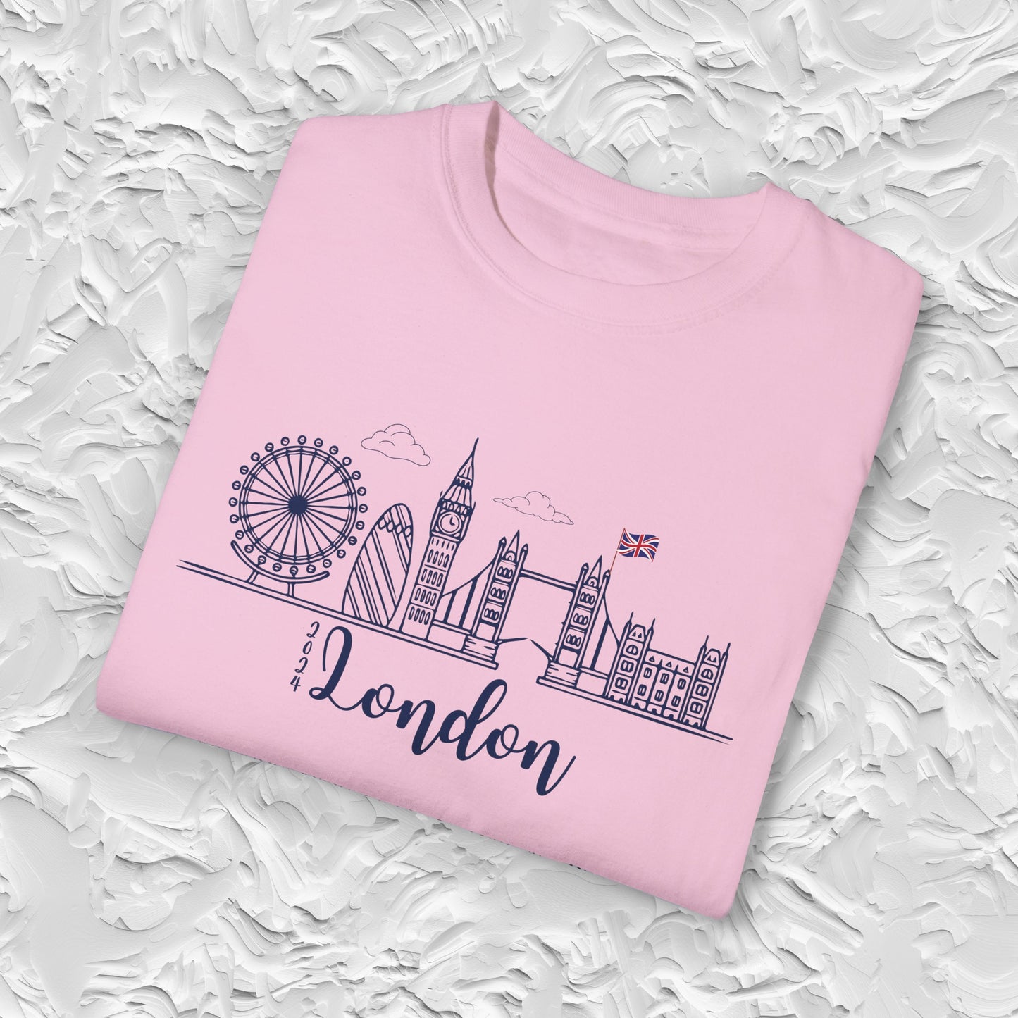 London Cityscape 2024 Trip Comfort Colors Unisex TShirt