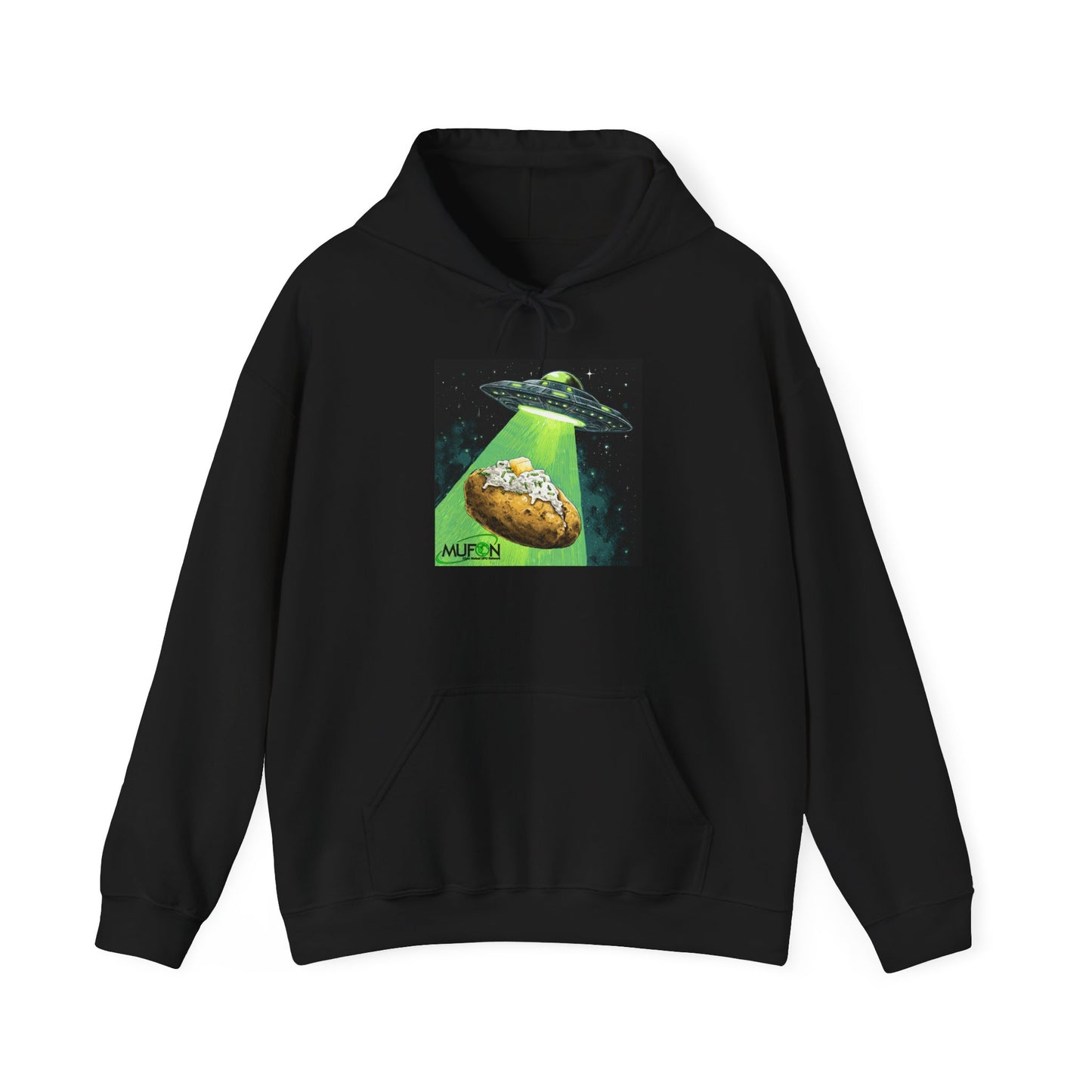MUFON Idaho Baked Potato UFO Hooded Sweatshirt, Unisex