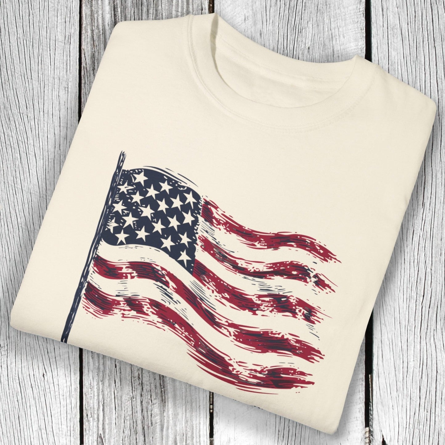 USA Flag Est 1776 Comfort Colors Unisex TShirt