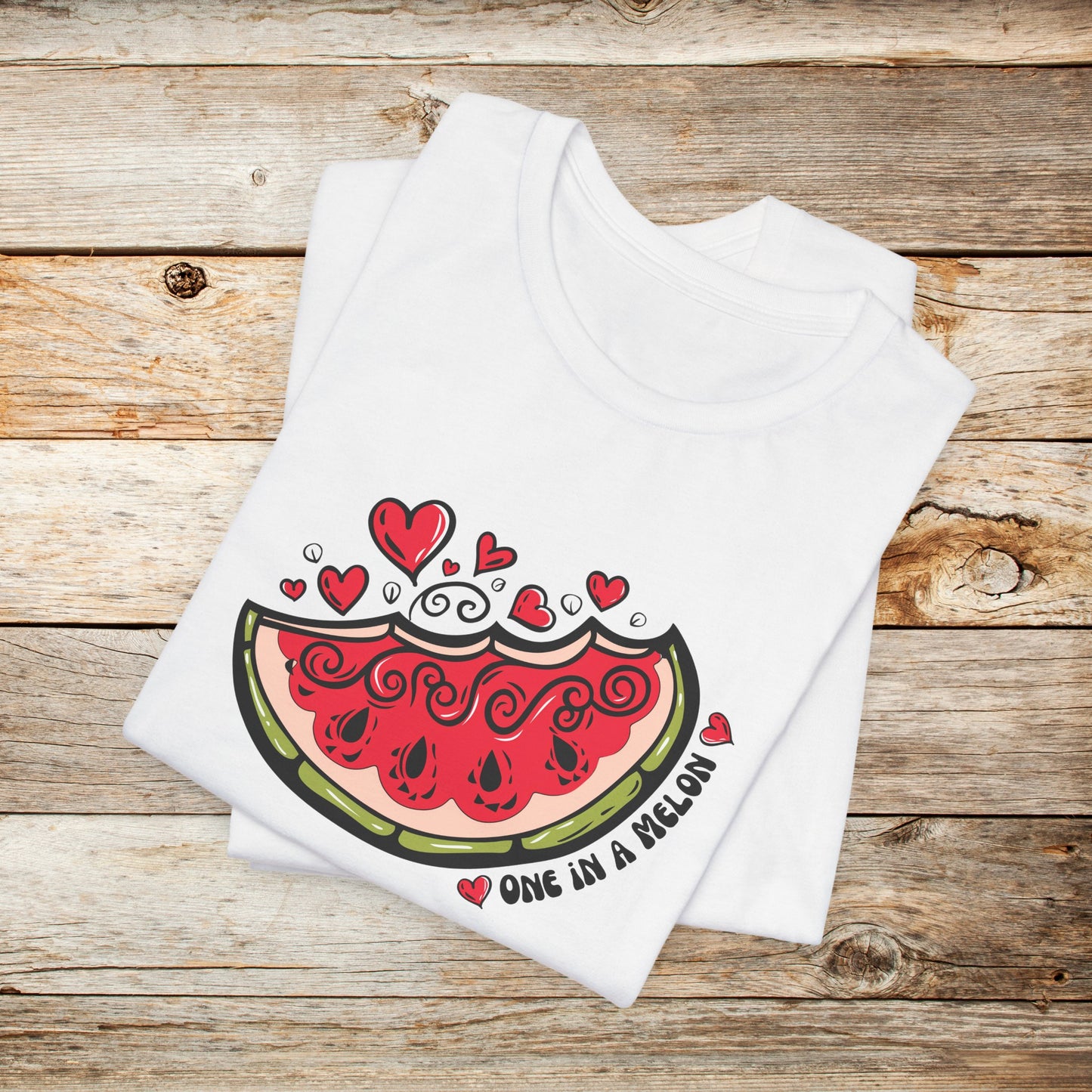 One in a Melon Watermelon Slice Unisex TShirt