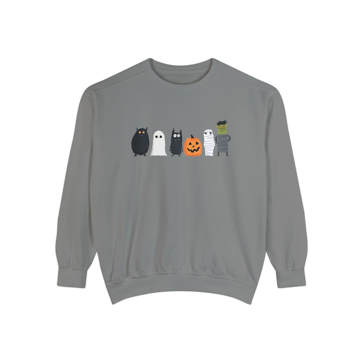 Spooky Monster Family Sweatshirt - Comfort Colors Unisex Crew