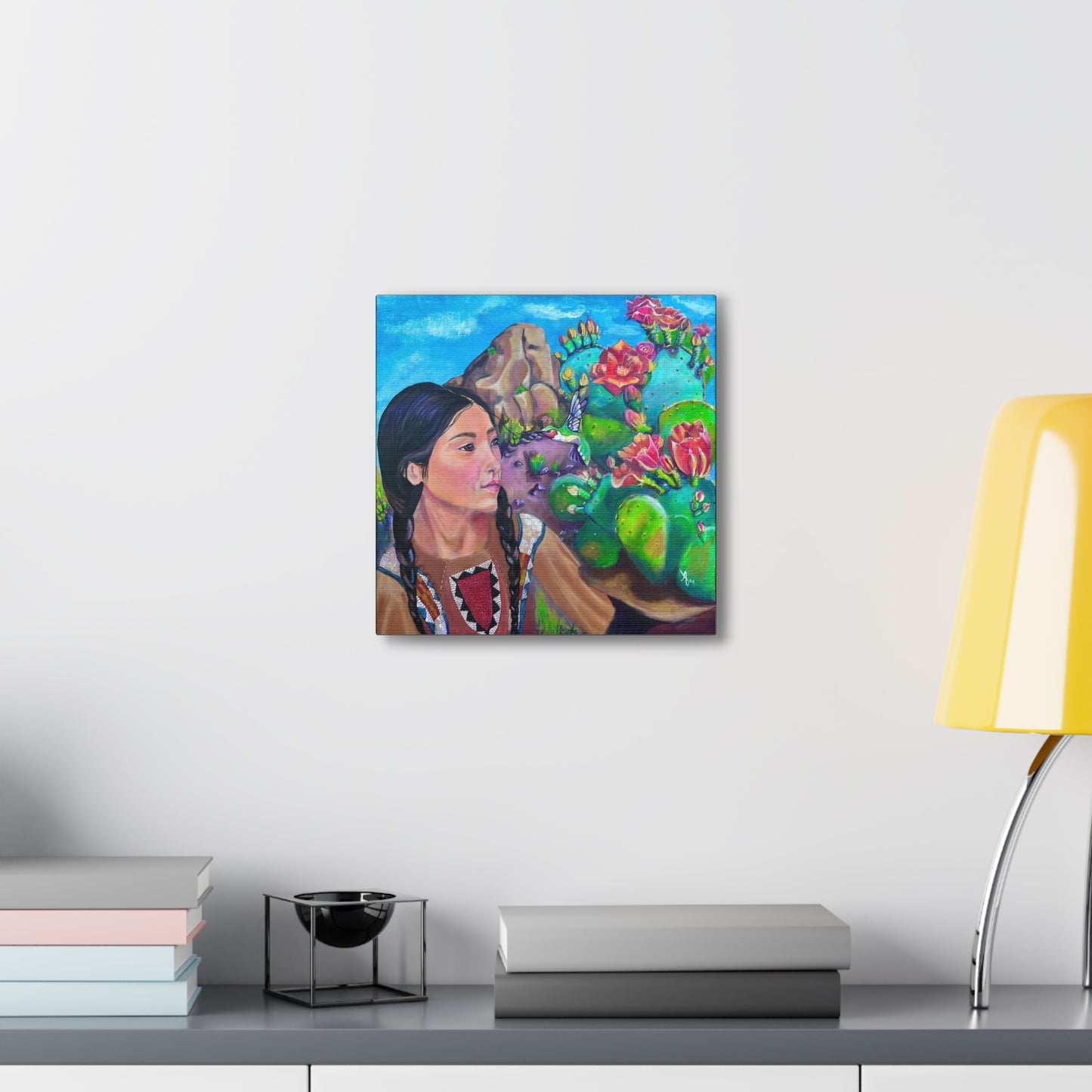 Fine Art Canvas - Sister Hummingbird from Mama Mosaic Artworks