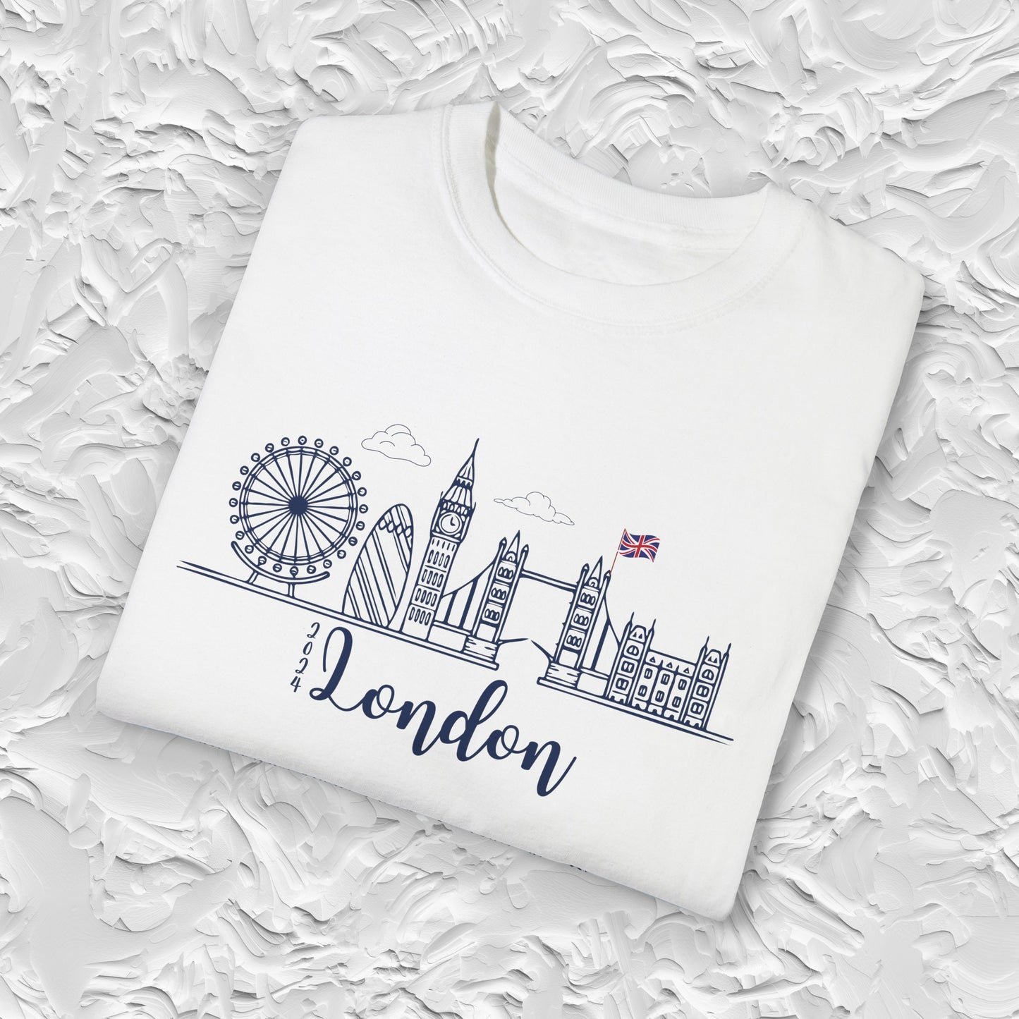 London Cityscape 2024 Trip Comfort Colors Unisex TShirt