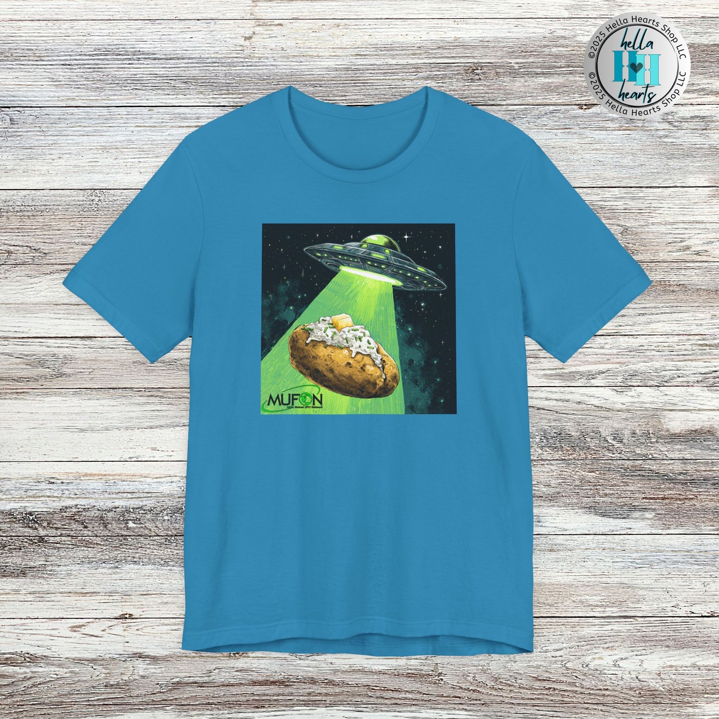 MUFON Idaho Baked Potato UFO Shirt, Unisex