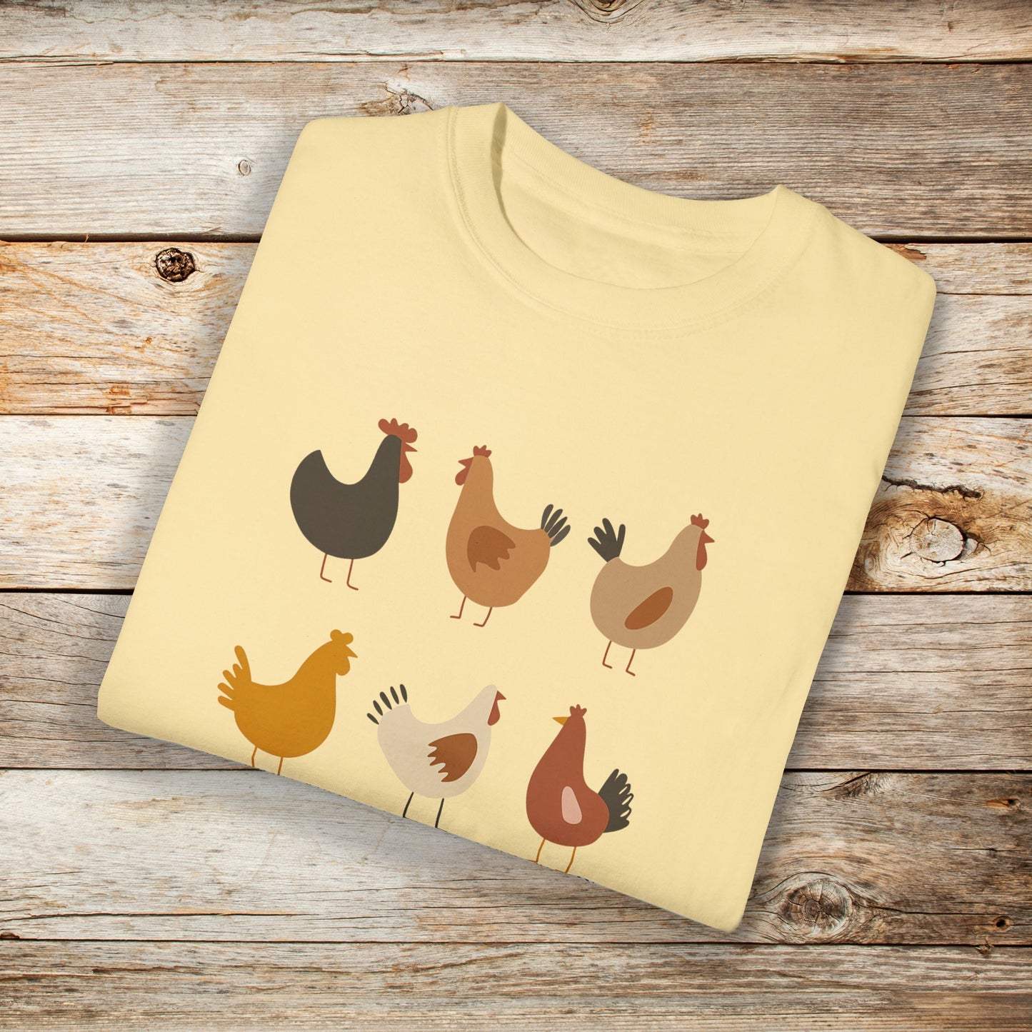 Six Simple Chickens Comfort Colors Unisex TShirt