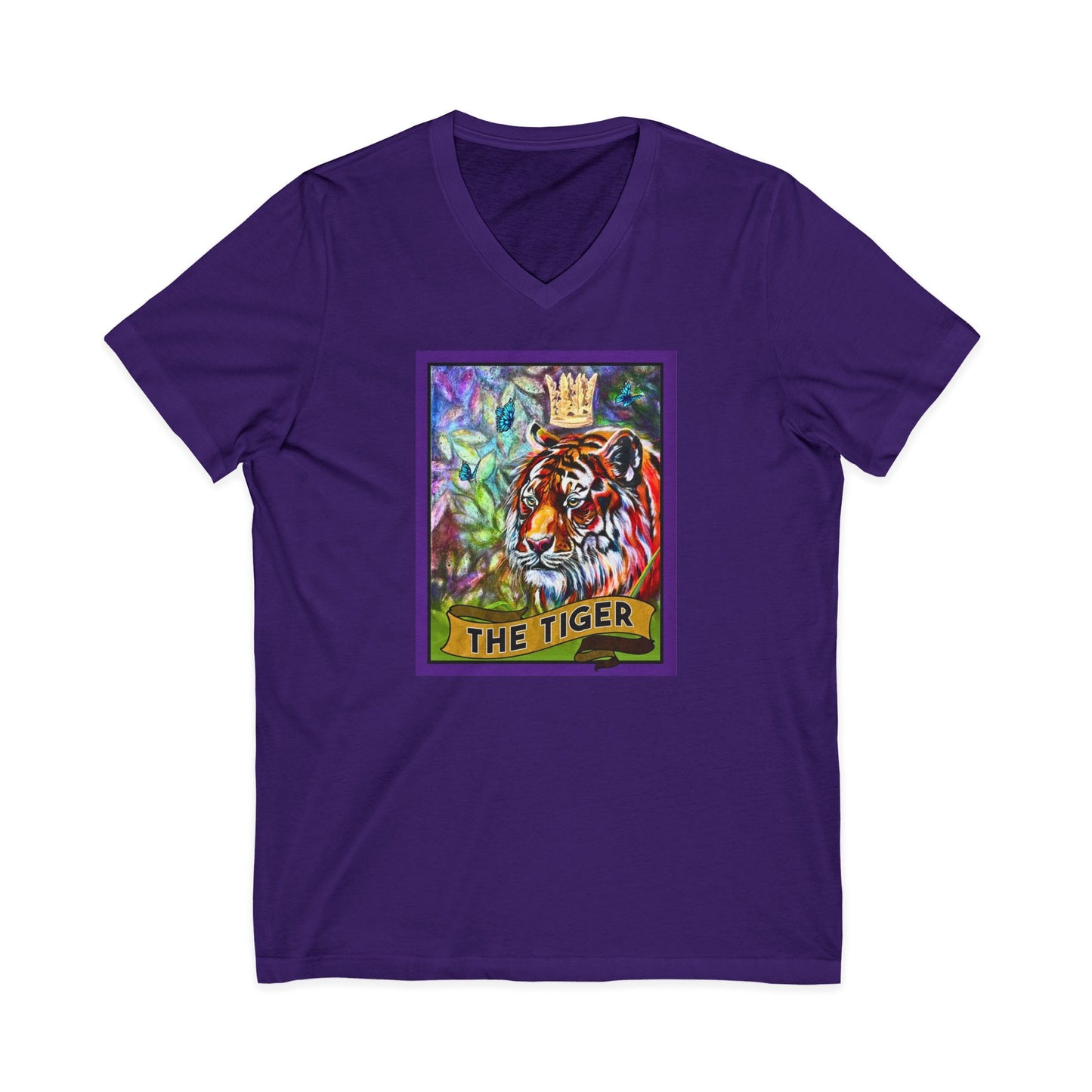 Tarot The Tiger V-Neck Tee