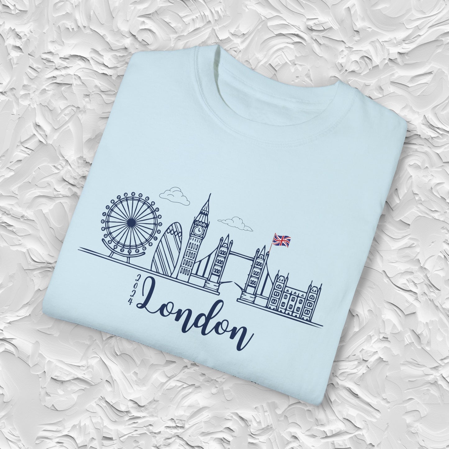 London Cityscape 2024 Trip Comfort Colors Unisex TShirt