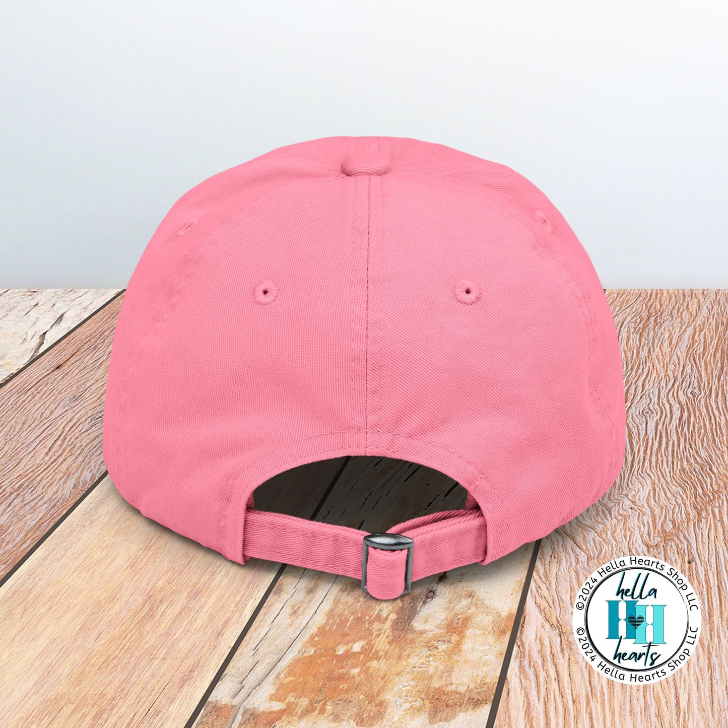 Queen of Hearts with Crown Distressed Cap - Adjustable
