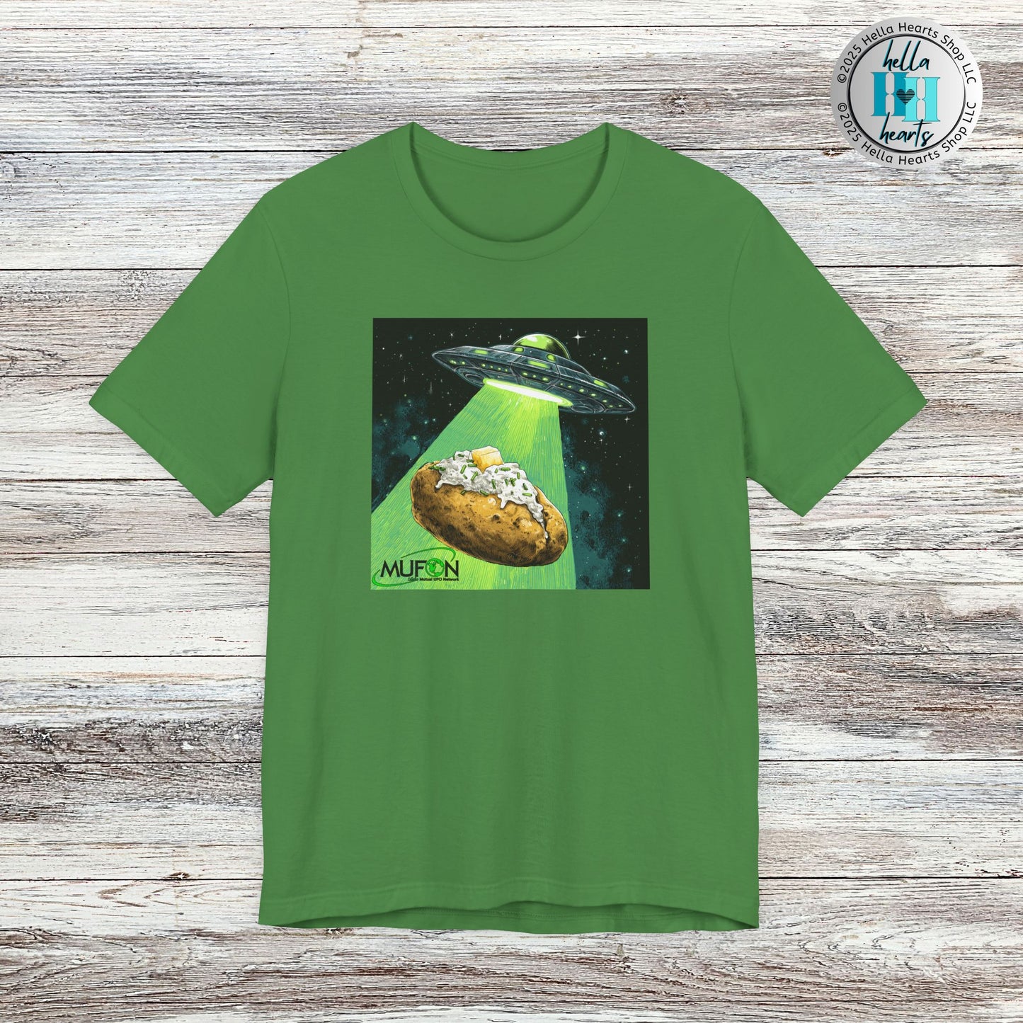 MUFON Idaho Baked Potato UFO Shirt, Unisex