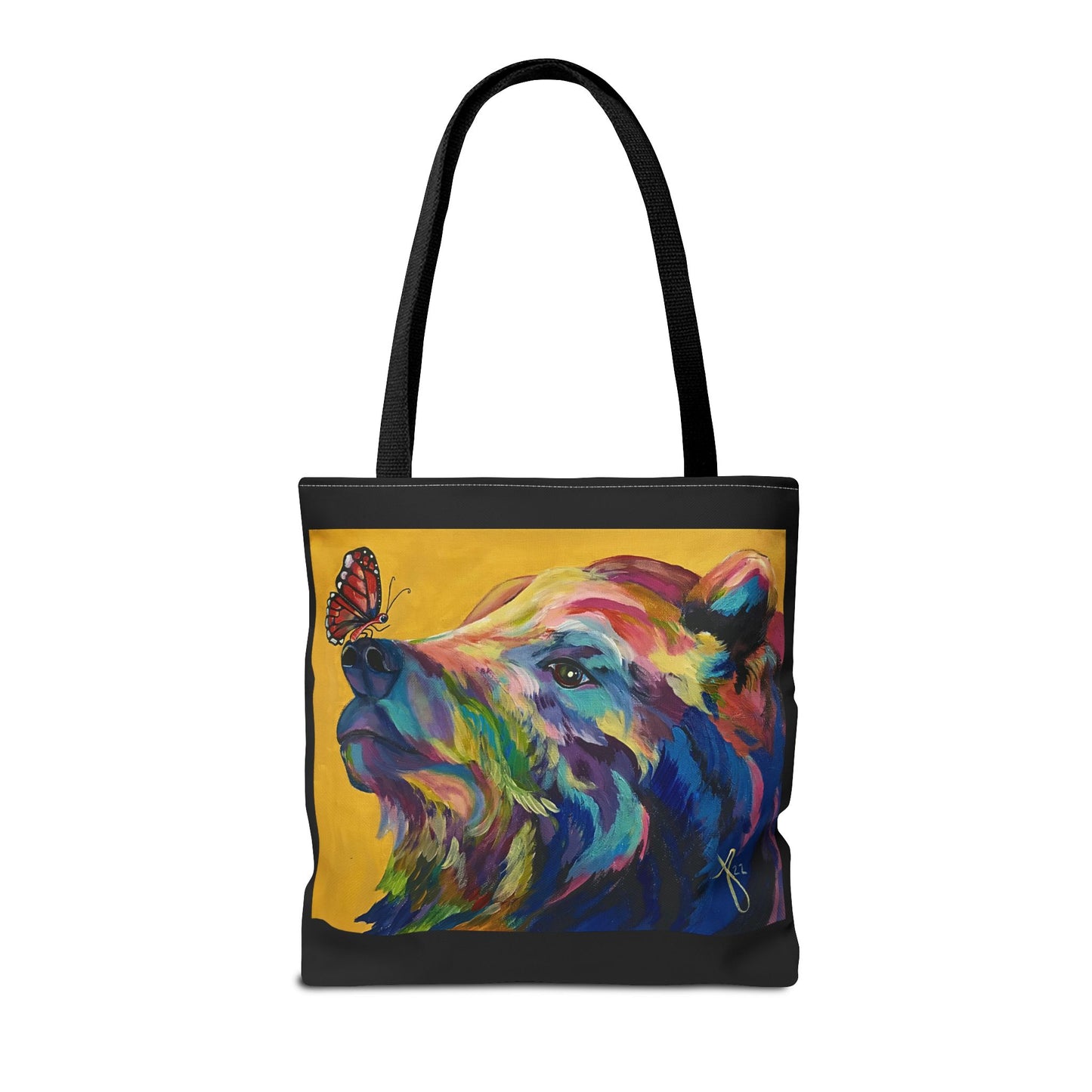 The Bear And Butterfly Tote Bag