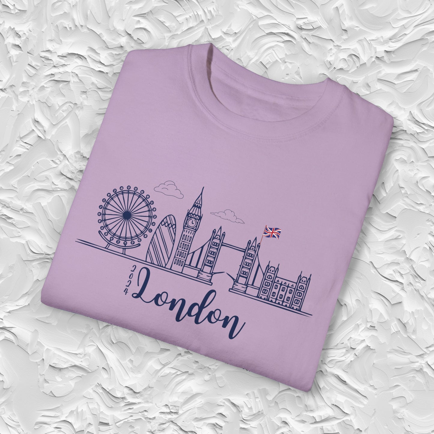 London Cityscape 2024 Trip Comfort Colors Unisex TShirt