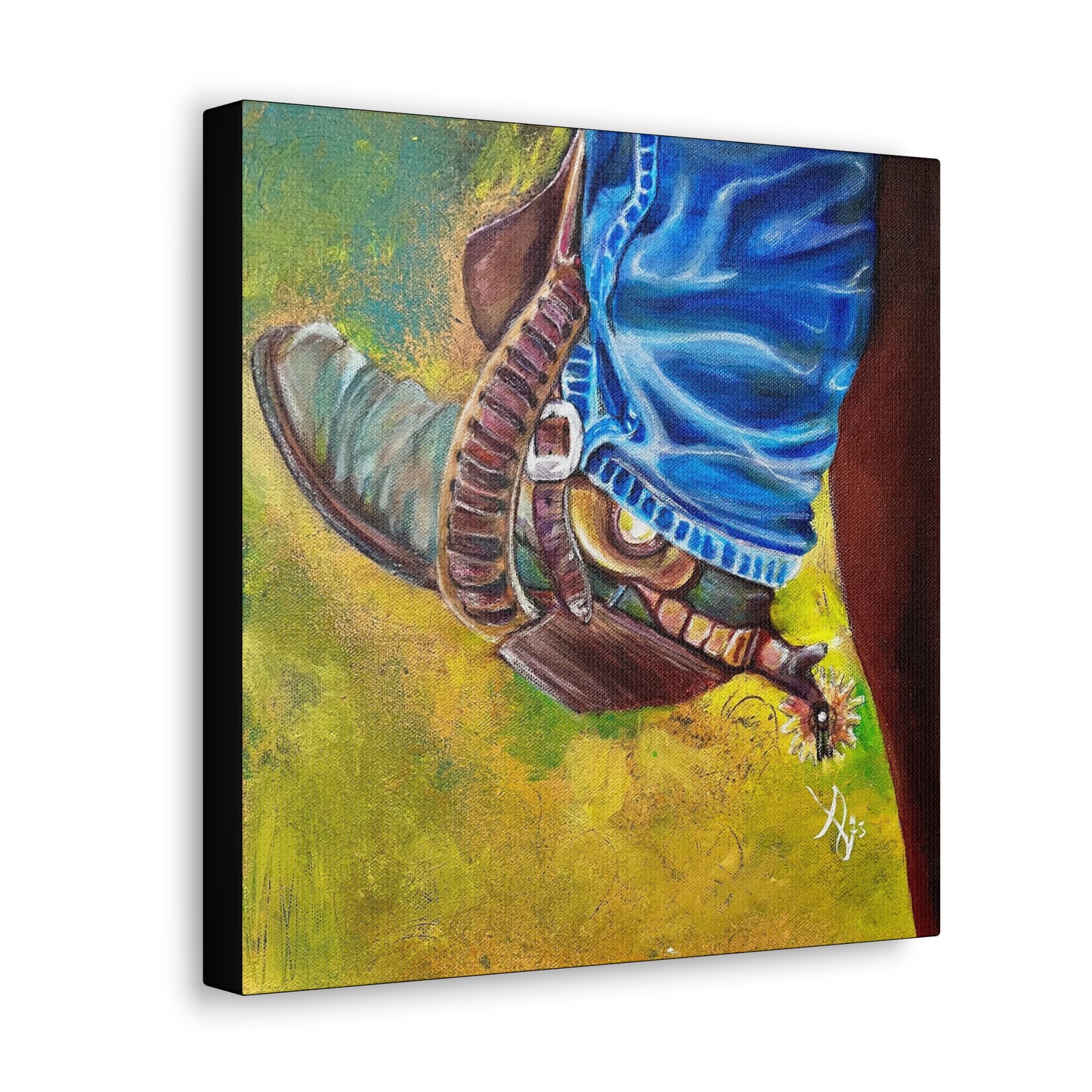 Fine Art Canvas - Old Boot from Mama Mosaic Artworks