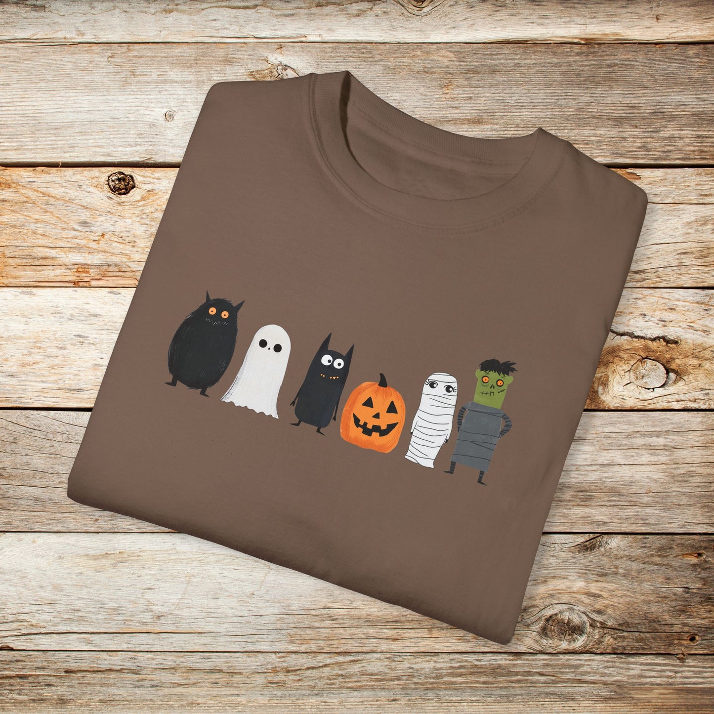 Spooky Monster Family TShirt - Comfort Colors Unisex Crew