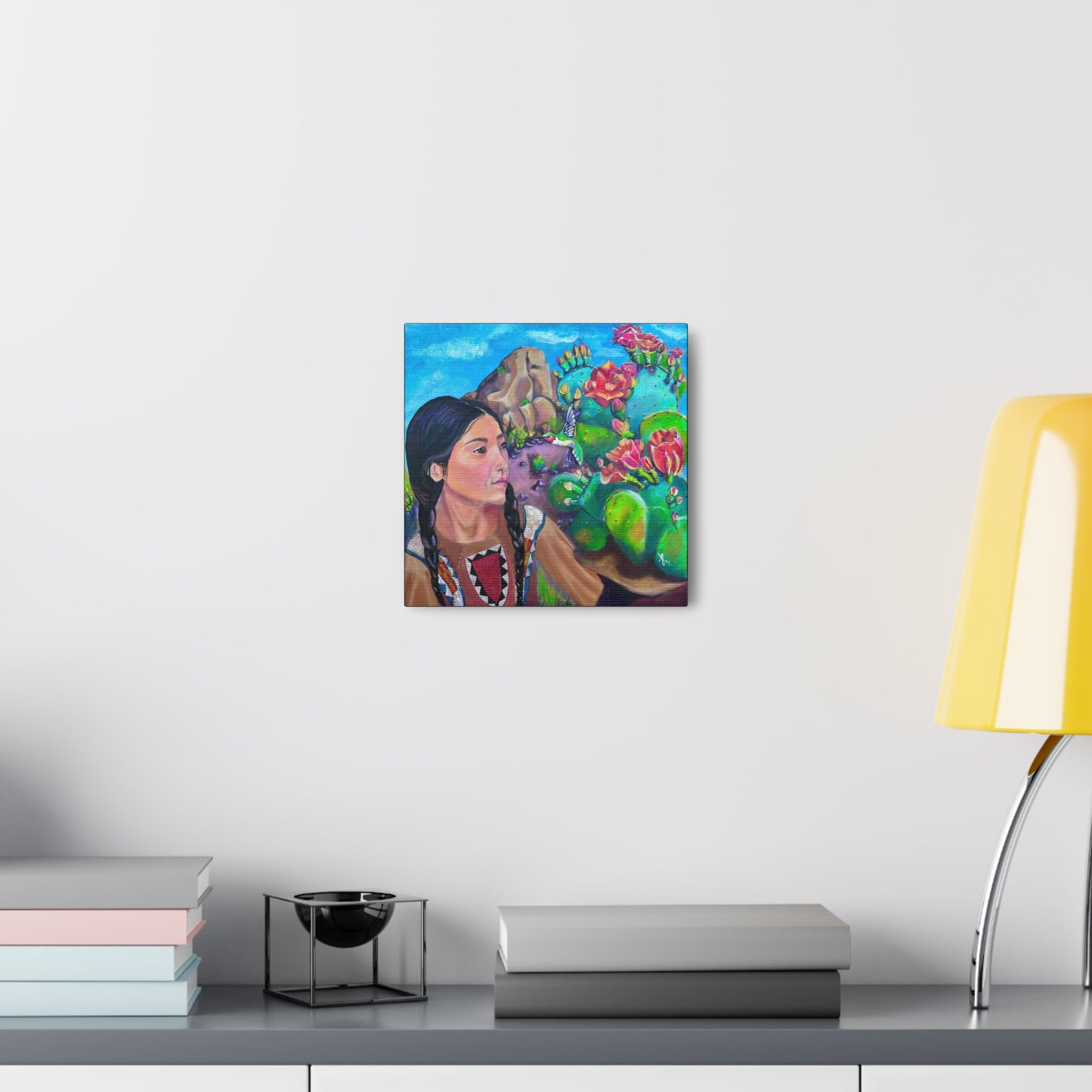 Fine Art Canvas - Sister Hummingbird from Mama Mosaic Artworks