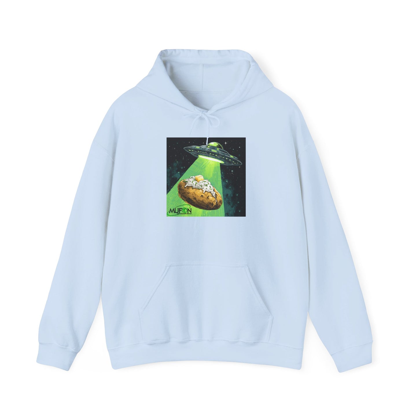 MUFON Idaho Baked Potato UFO Hooded Sweatshirt, Unisex