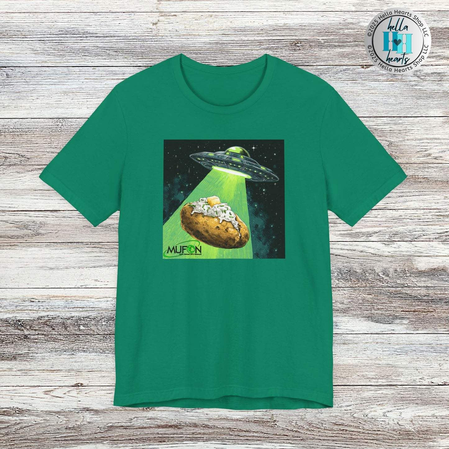 MUFON Idaho Baked Potato UFO Shirt, Unisex