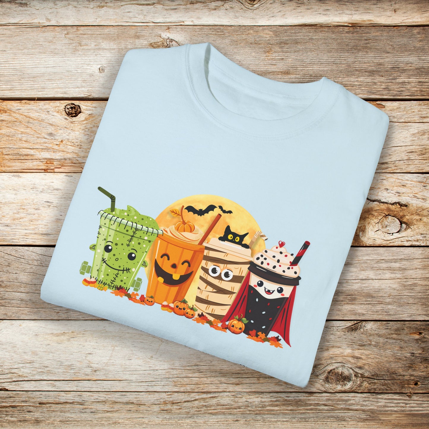 Halloween Monster Coffee Comfort Colors Unisex TShirt