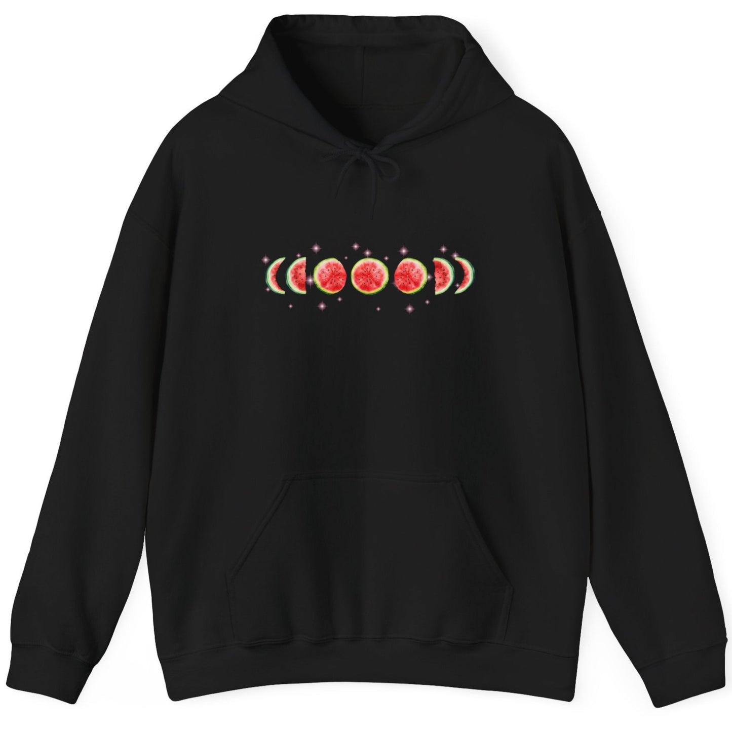 Hoodie - Stages of a Watermelon Moon Unisex Hooded Sweatshirt