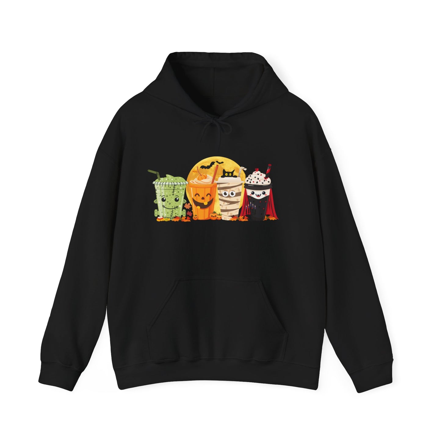 Halloween Monster Coffee Hoodie Unisex