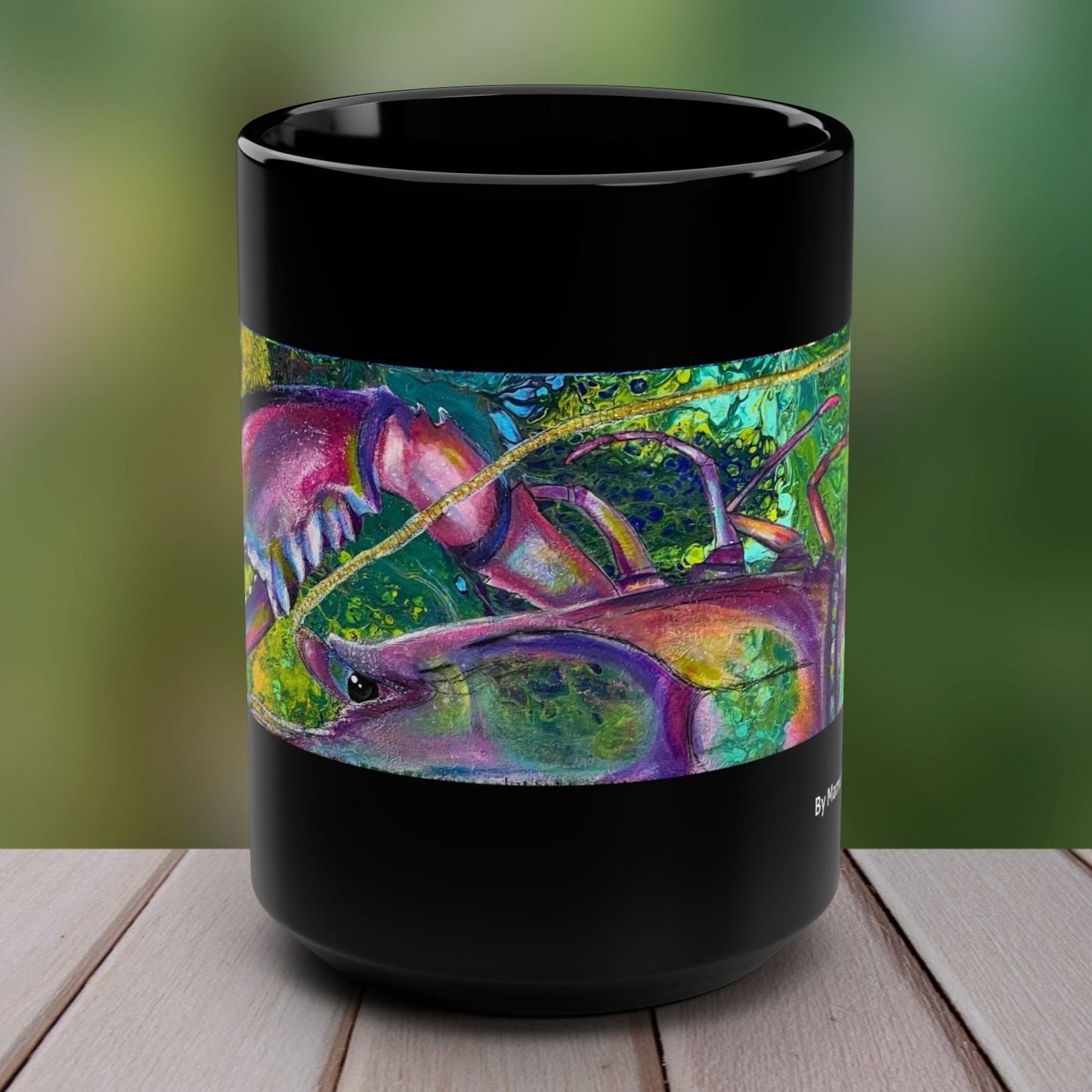 Lobster Mug - Original Art, Lobster Claw from Mama Mosaic Artworks