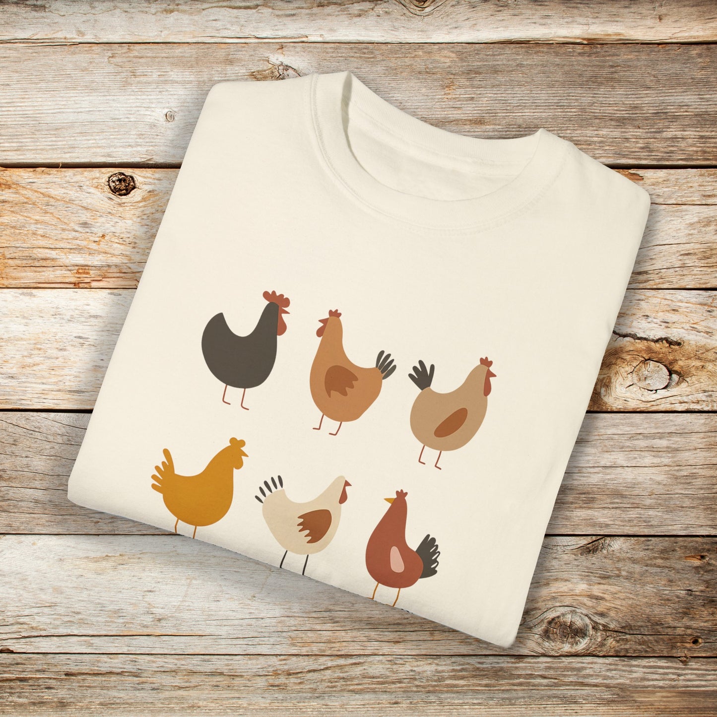 Six Simple Chickens Comfort Colors Unisex TShirt