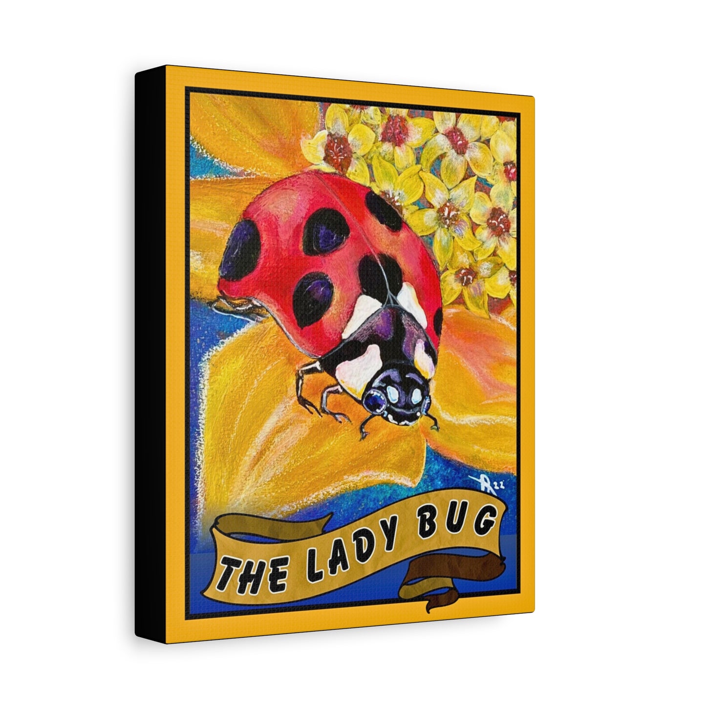 Tarot The Lady Bug Canvas Wall Art