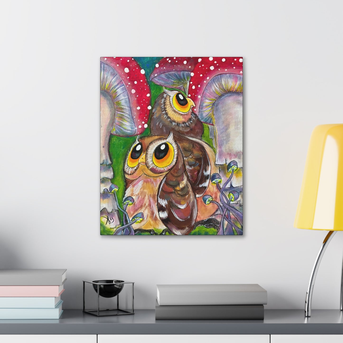 Fine Art Canvas - Lost in Shroomtasia from Mama Mosaic Artworks