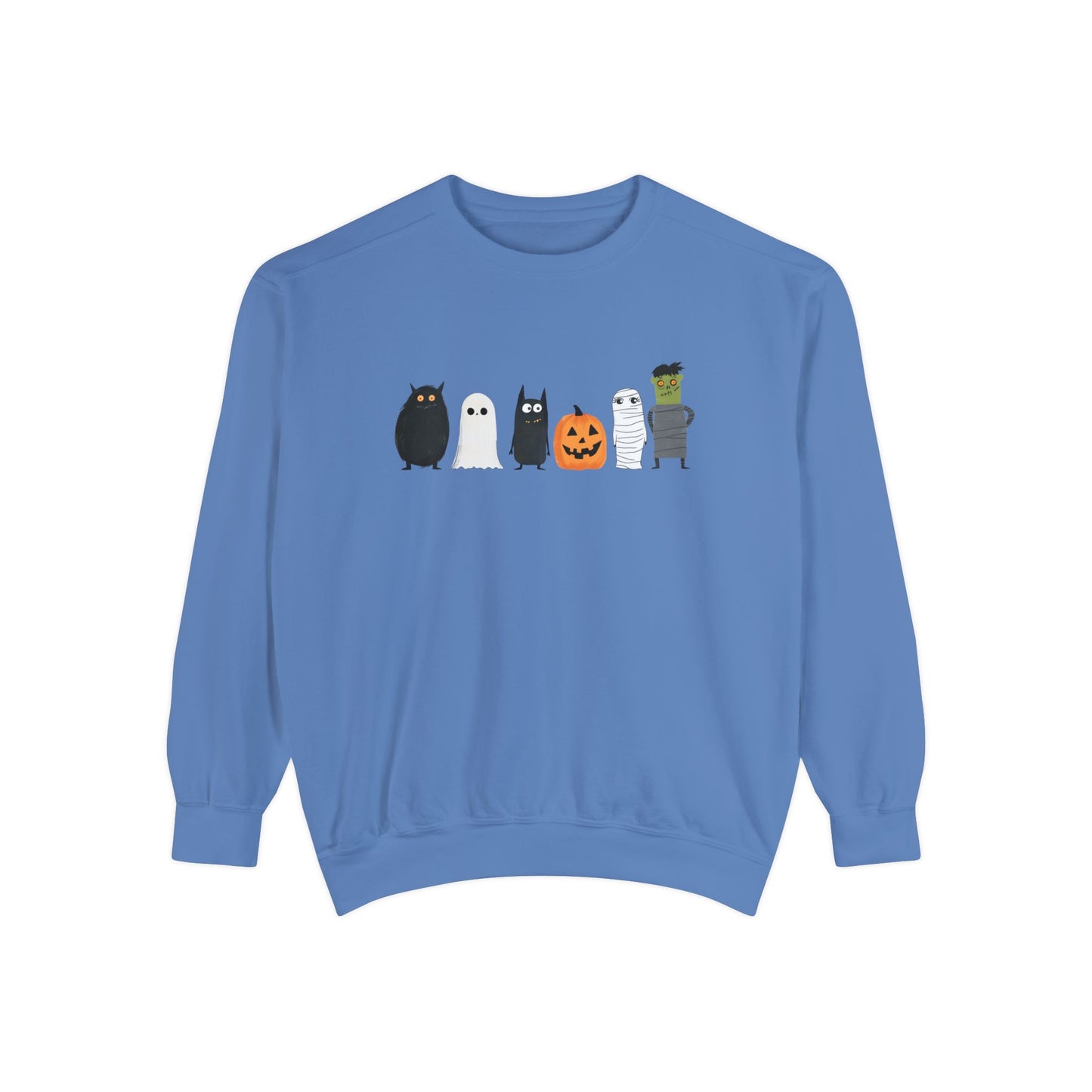 Spooky Monster Family Sweatshirt - Comfort Colors Unisex Crew